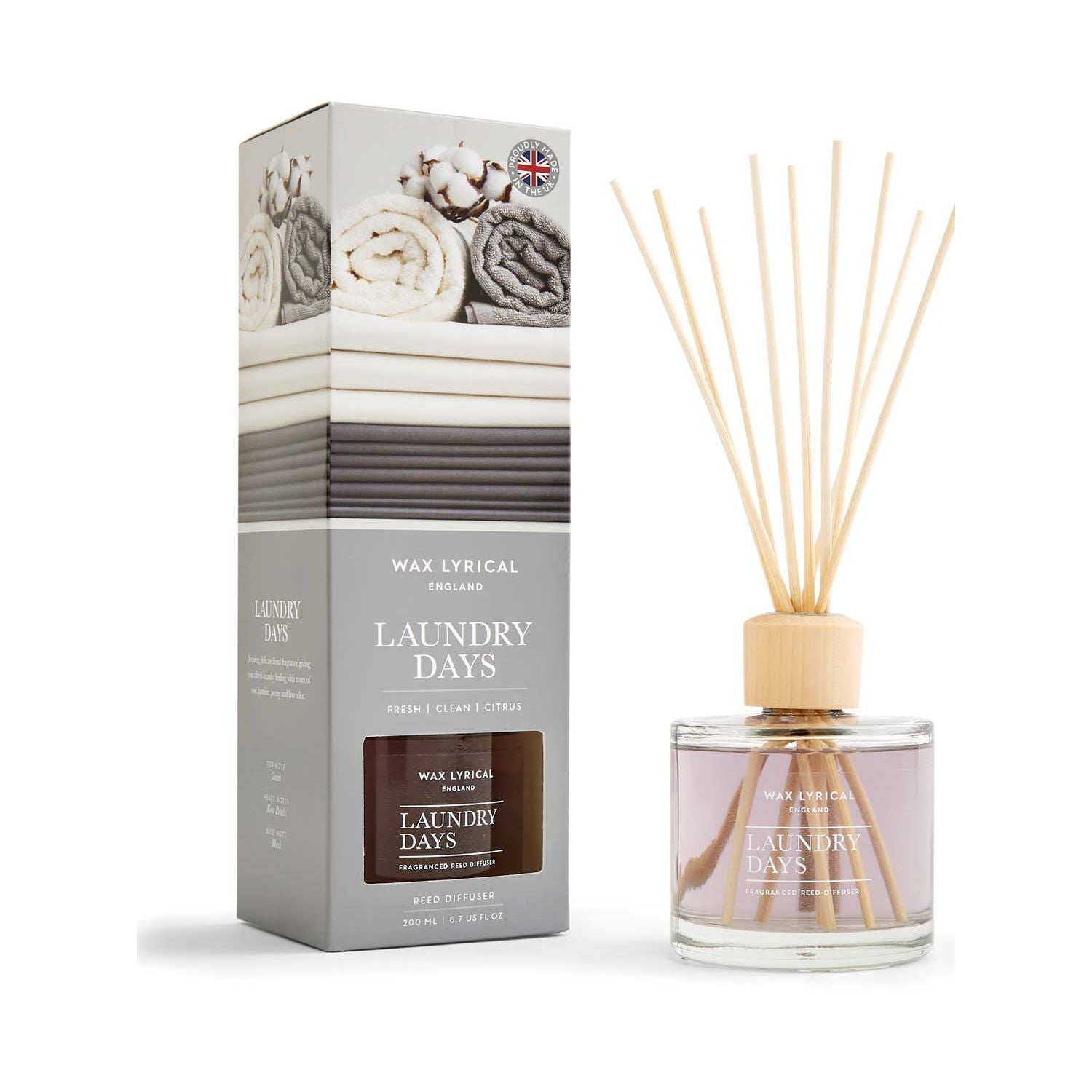 Wax Lyrical 200ml Reed Diffuser Laundry Days