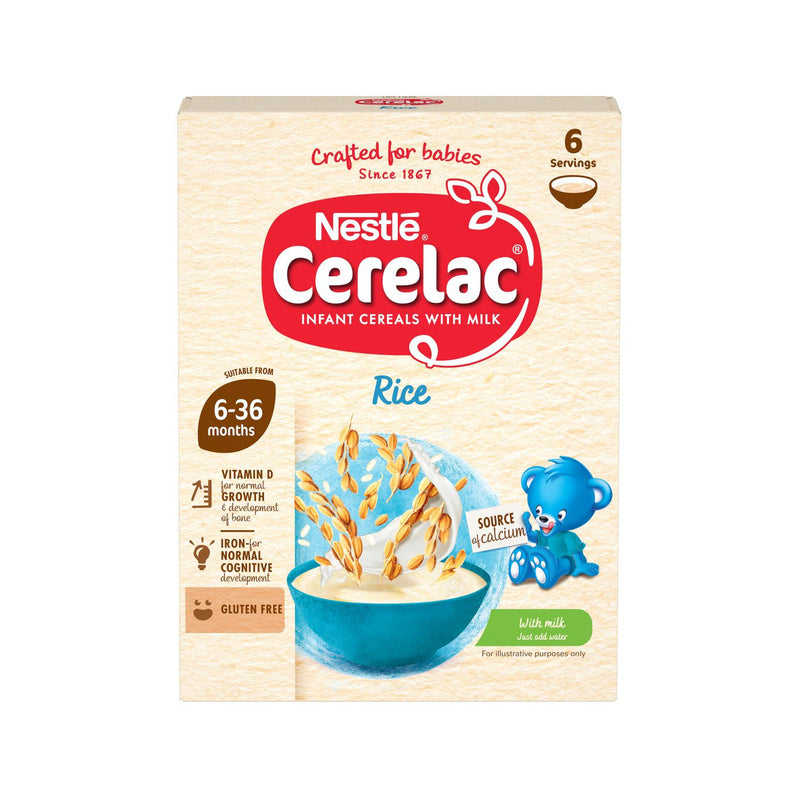Nestlé CERELAC rice baby cereal with milk 160g - British product