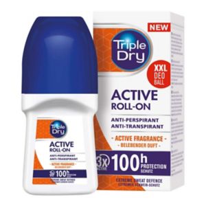 Triple Dry Active Fragrance Anti-Perspirant Roll On 50ml (British brand)