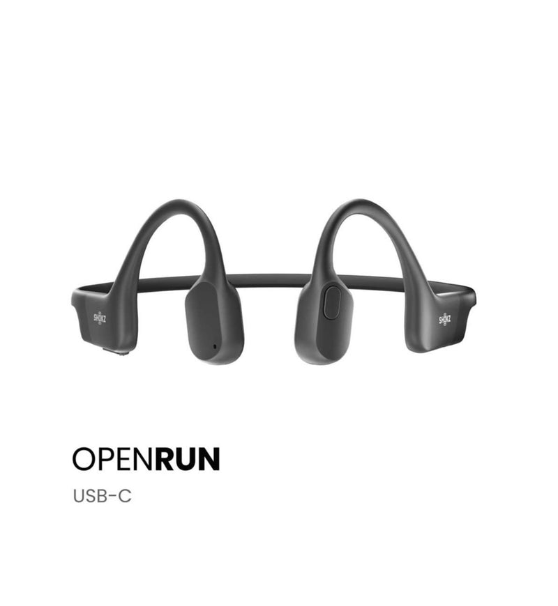 Shokz Openrun bone conduction headphones black, UK version