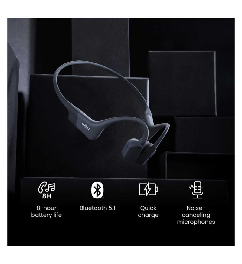 Shokz Openrun Mini black wireless headphones, UK version