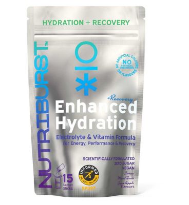 Nutriburst Enhanced Hydration and Recovery Powder Mixed Flavours Sachets 3g 15s