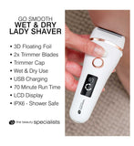Rio Go Smooth wet dry lady shaver - British product