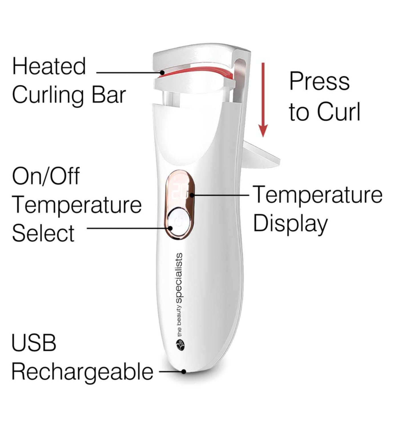 Rio Wowlash Pro heated eyelash curler (British brand)