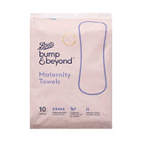 Boots Bump & Beyond maternity towels (British brand)