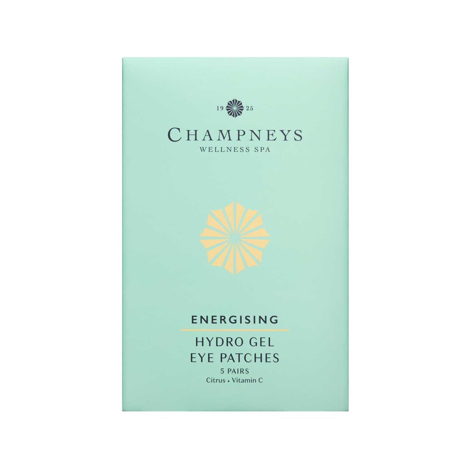 Champneys energising hydrogel eye patches, 5 pairs (British brand)