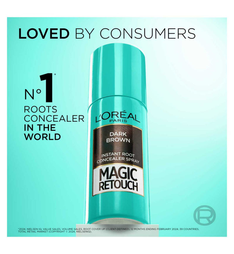 L'Oreal Paris Magic Retouch Dark Brown Root Touch Up, imported from the UK