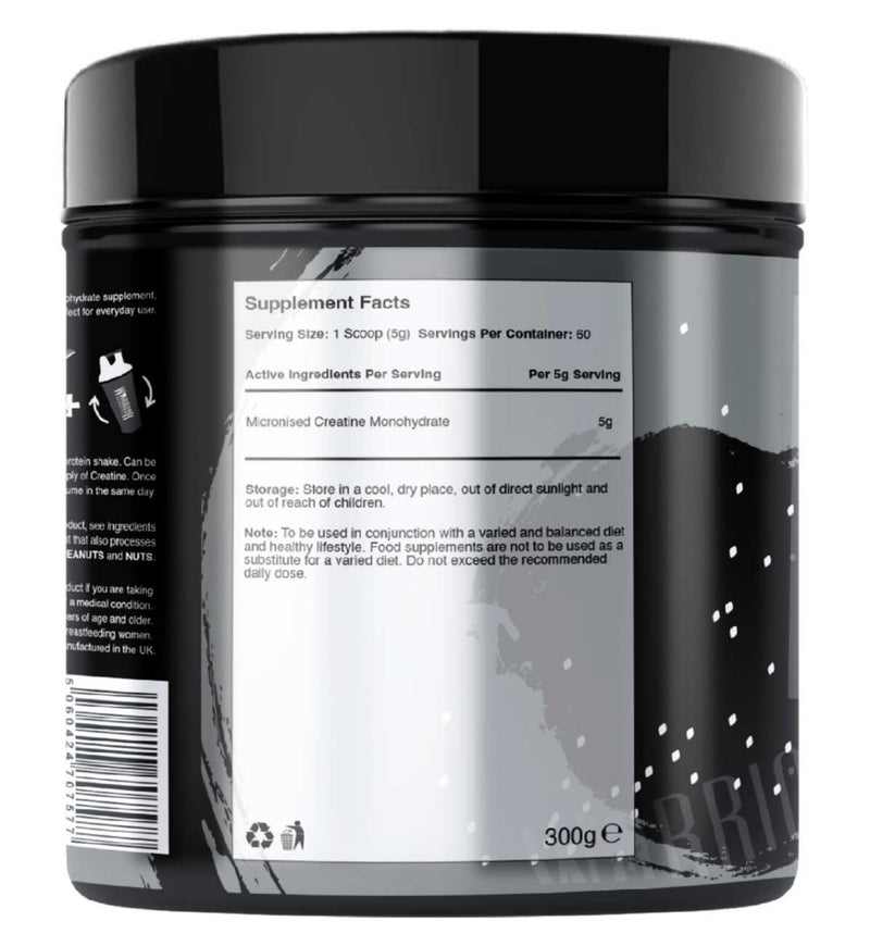Warrior creatine unflavoured 300g, UK version