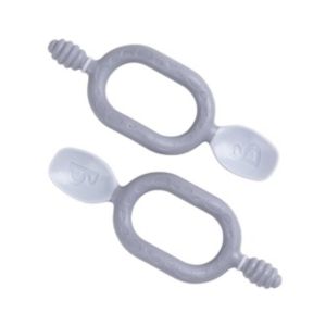 Bibado Dippit two-pack weaning spoon Mist colour - British product