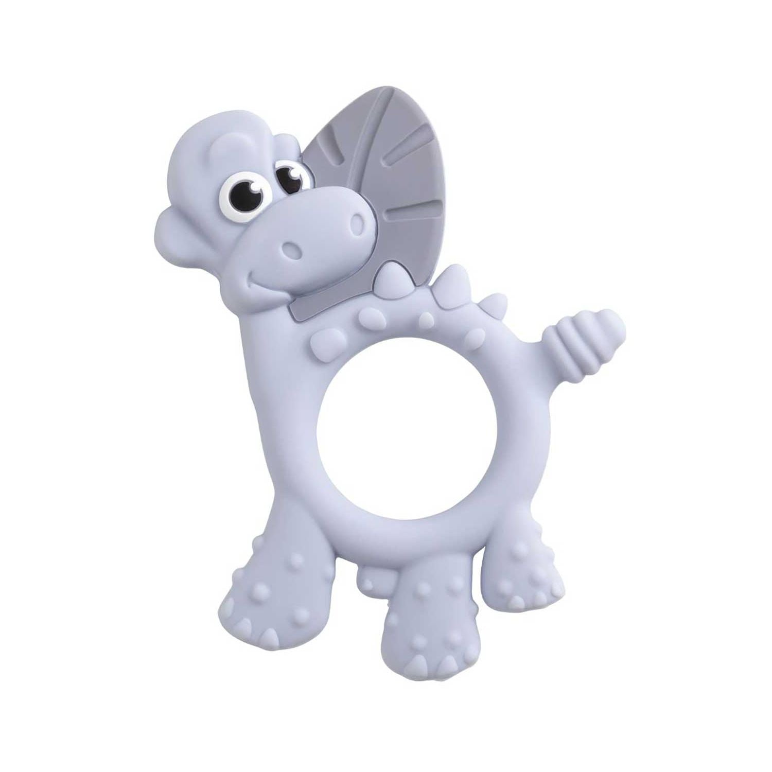 Bibado Dotty the Dinosaur sensory teether Mist - British product