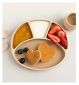 Bibado silicone suction divider plate Fawn baby plate - British product