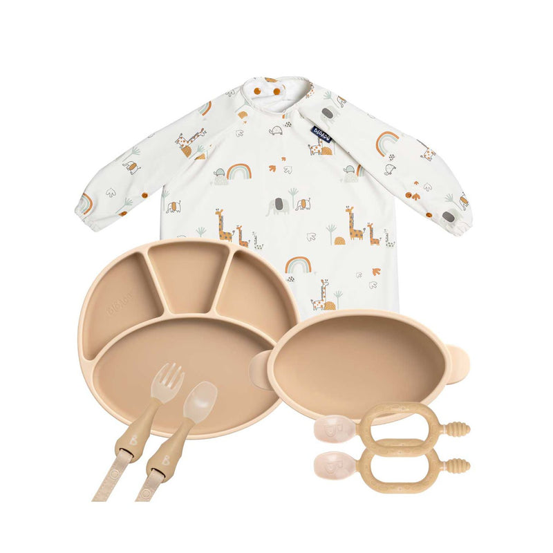 Bibado Silicone Weaning Essentials Bundle - Serengeti Spaghetti