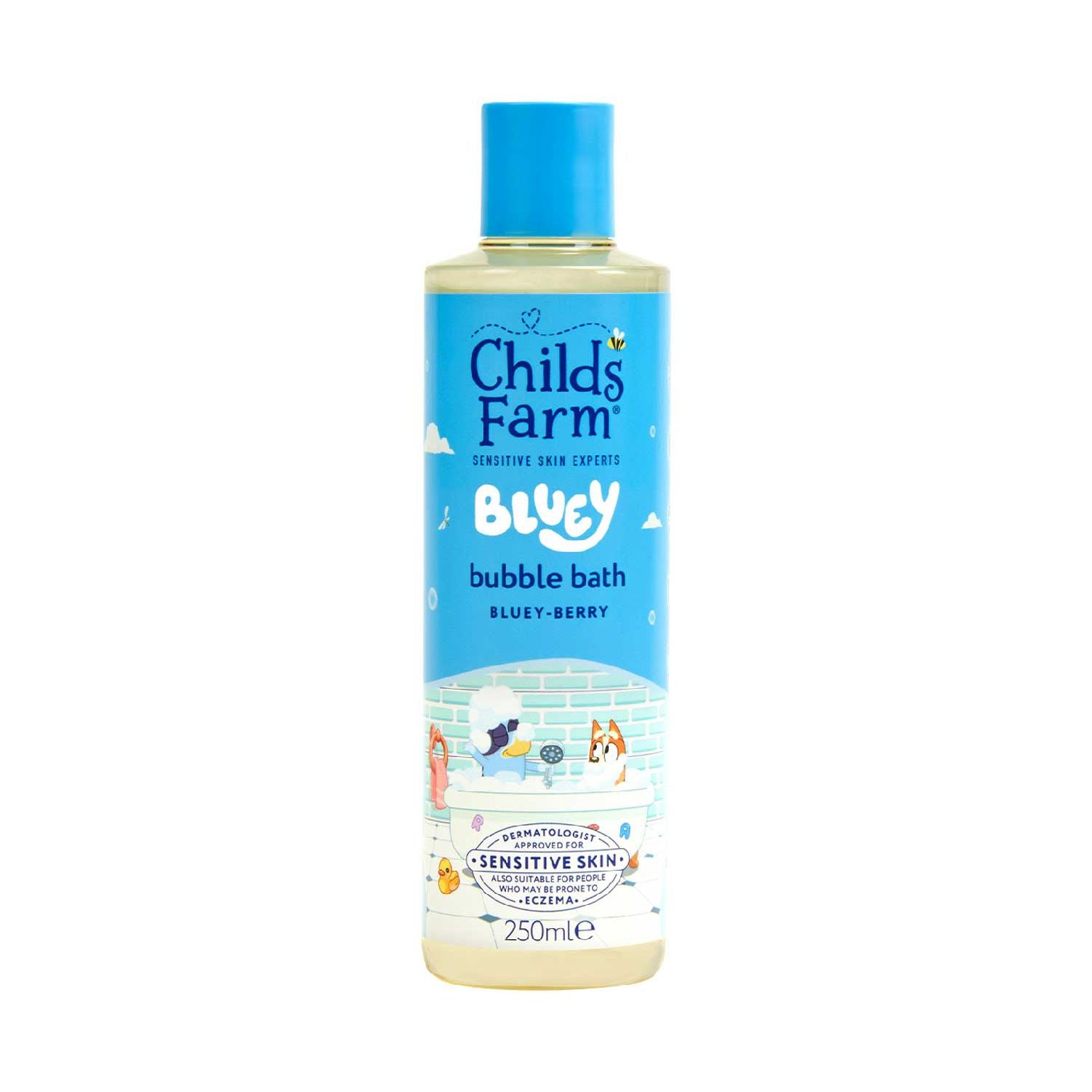 Childs Farm bluey bubble bath berry scent 250ml - British product