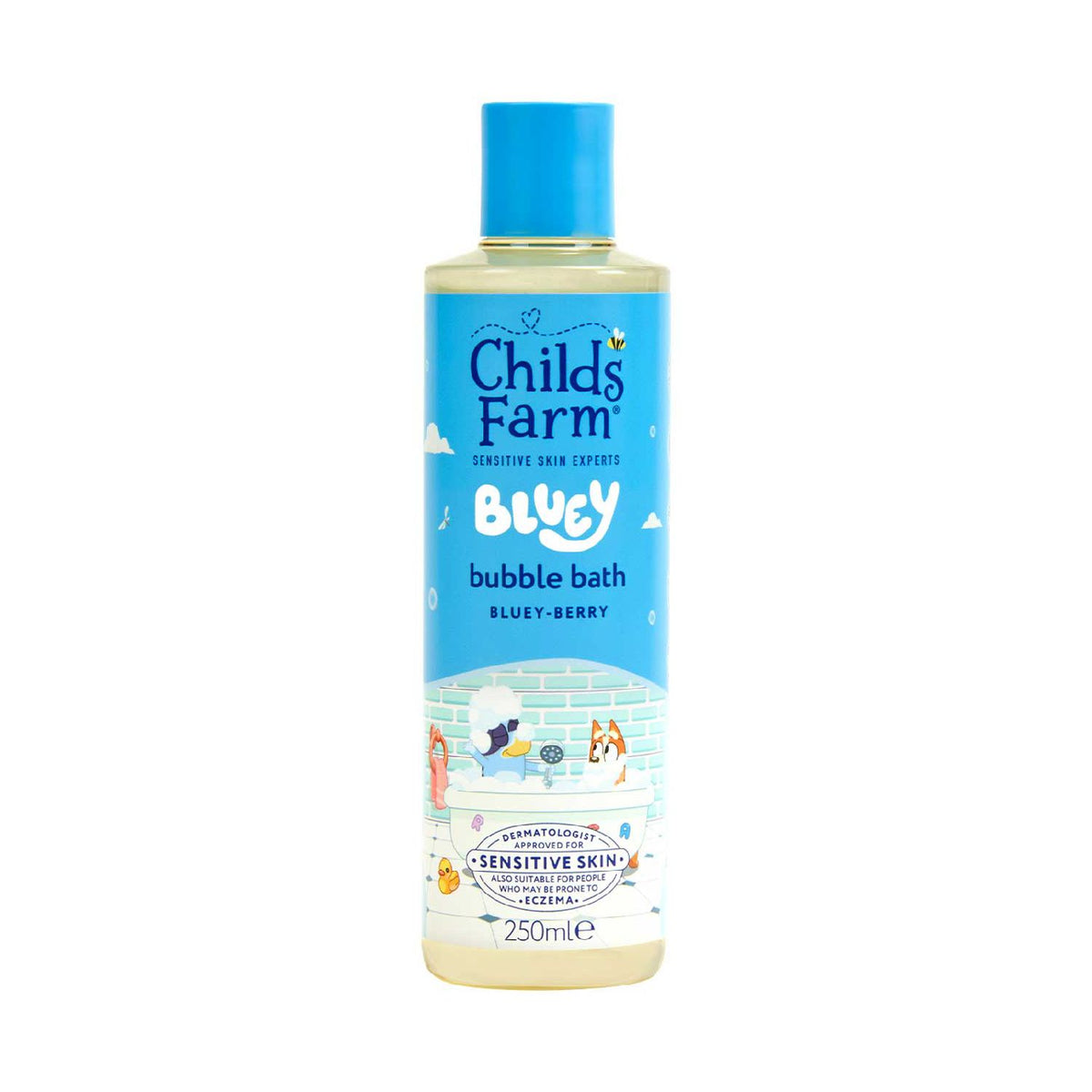 Childs Farm bluey bubble bath berry scent 250ml - British product