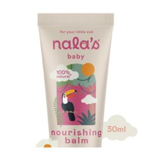 Nala's Baby Nourishing Balm Fragrance Free 30ml, imported from the UK