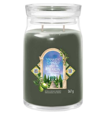 Yankee Candle Signature Large Jar Olive  Cypress 567g