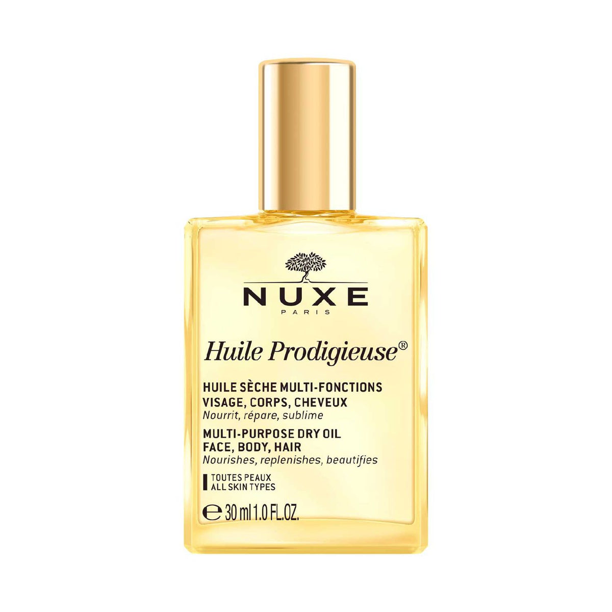 NUXE Huile Prodigieuse dry oil travel size - British product