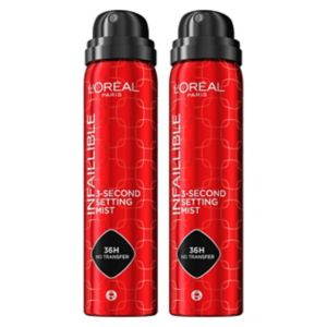 L'Oreal Paris Setting Spray Mist Duo Bundle, UK version