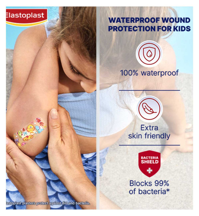 Elastoplast Aqua Protect Kids plasters 20 pcs, UK version
