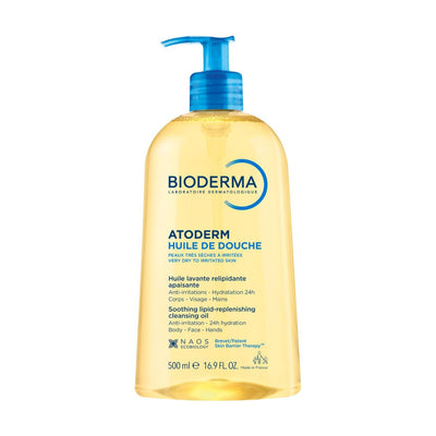 Boots Bioderma Atoderm Shower Oil Body Wash for Very Dry Skin Prone to Eczema 500ml- Buy online at McGrocer