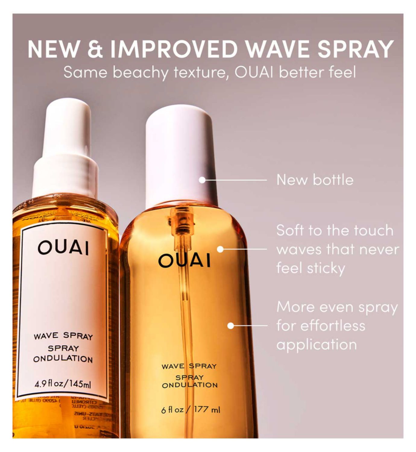 Ouai wave spray 50ml travel size, UK version