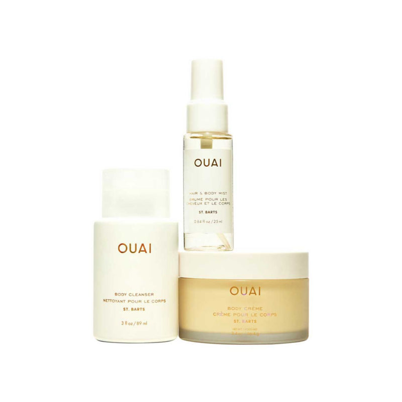 Ouai St. Barts Beauty Kit 3 Piece, imported from the UK