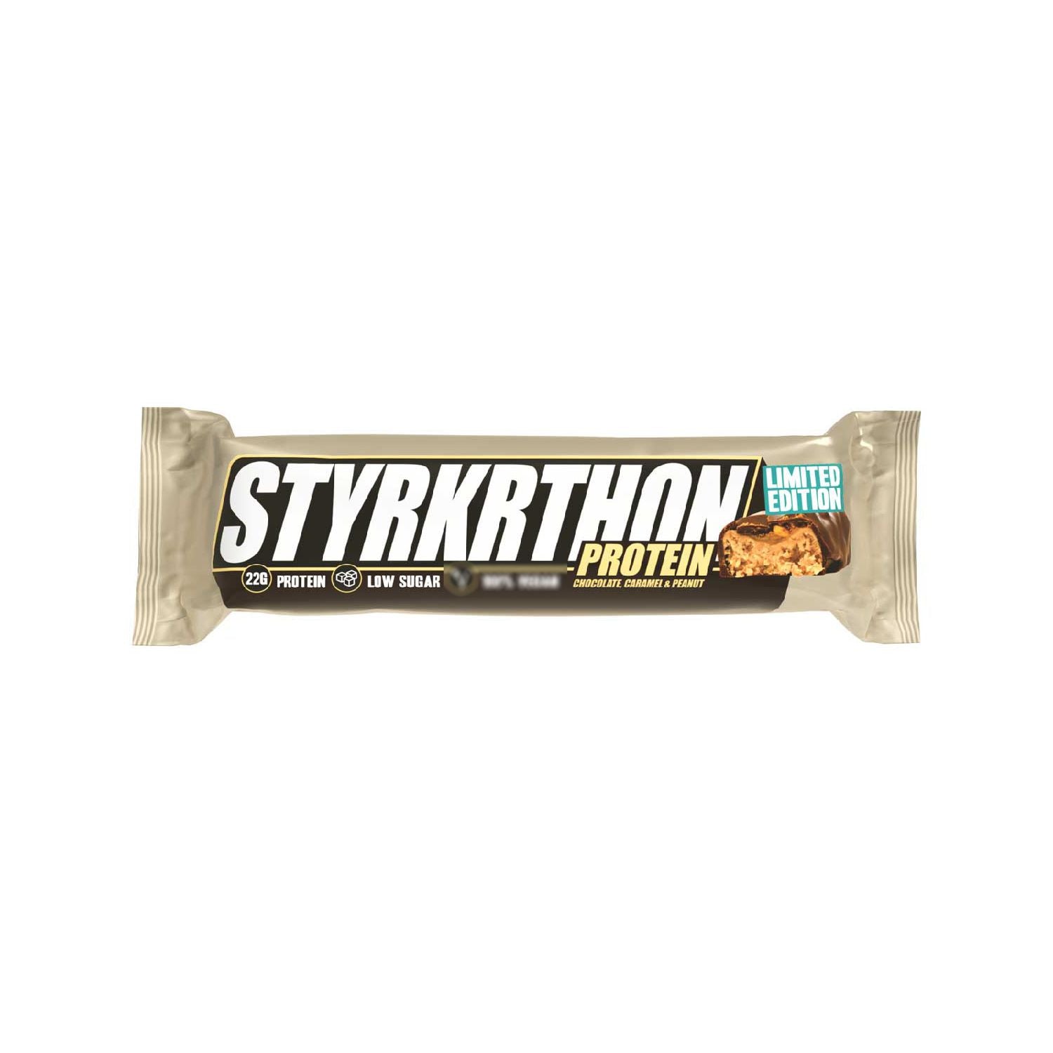 STYRKR STYKRTHON protein bar 65g, imported from the UK