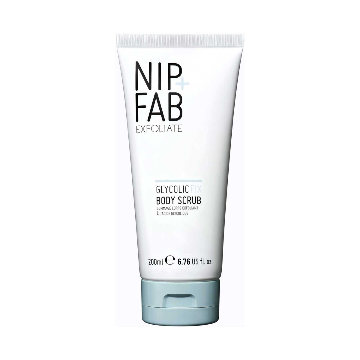Nip+Fab Glycolic Fix body scrub 200ml, imported from the UK