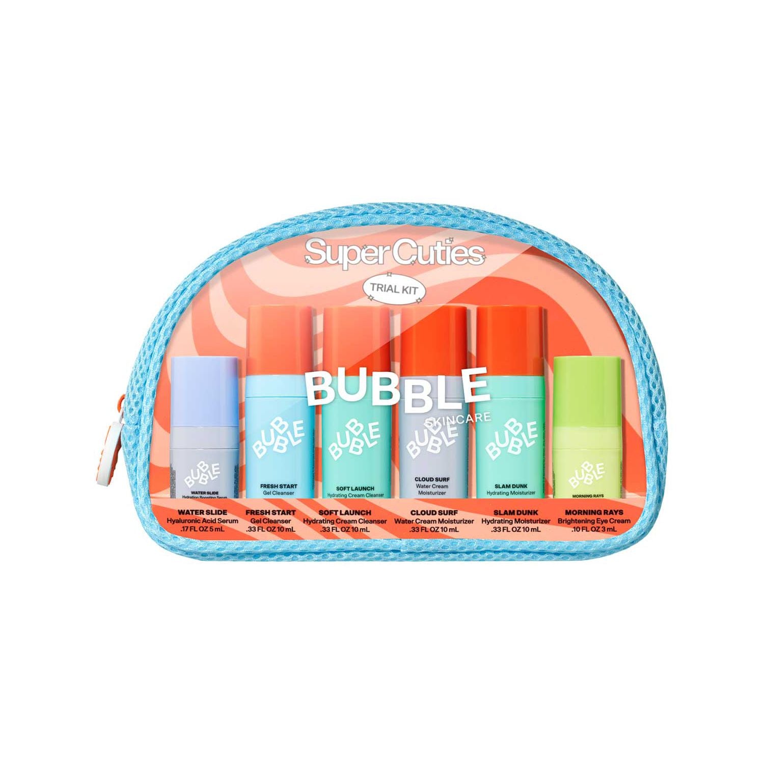 Bubble Super Cuties trial skincare kit (British brand)
