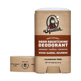 Dr. Squatch Wood Barrel Bourbon deodorant 75g, imported from the UK
