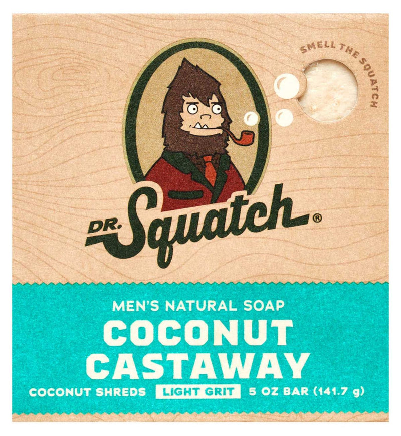 Dr. Squatch soap bar Coconut Castaway 141.7g - British product