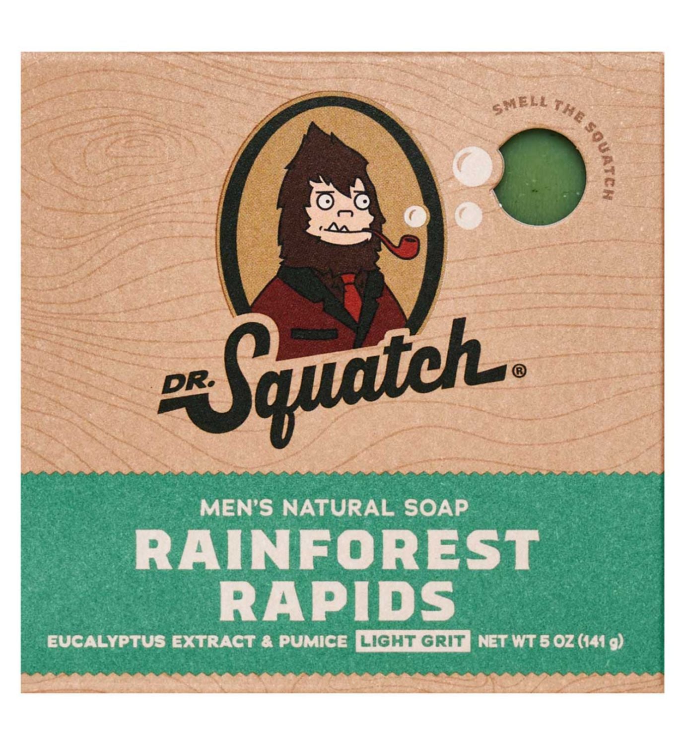 Dr. Squatch soap bar Rainforest Rapids 141.7g (British brand)