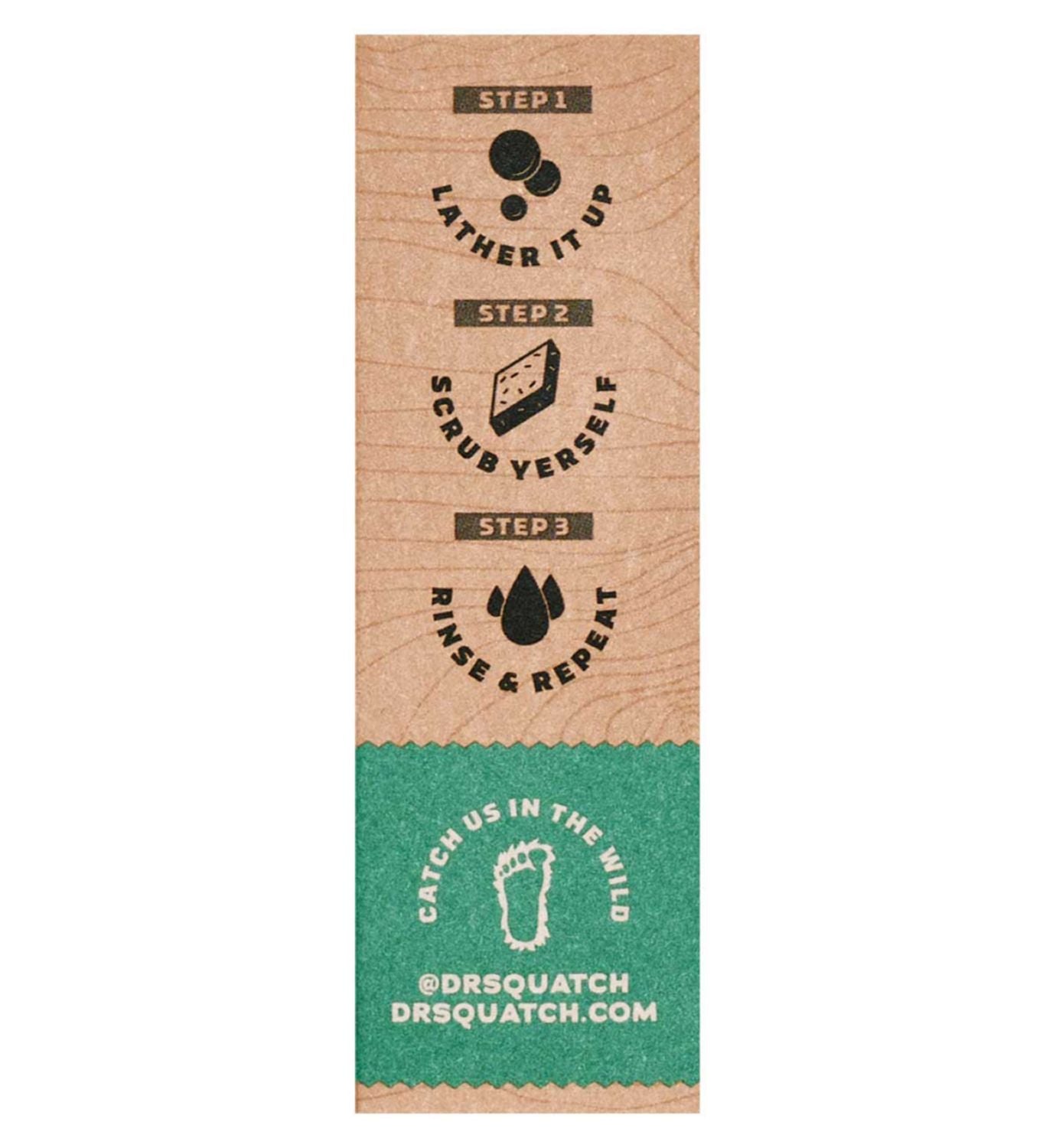 Dr. Squatch soap bar Rainforest Rapids 141.7g (British brand)