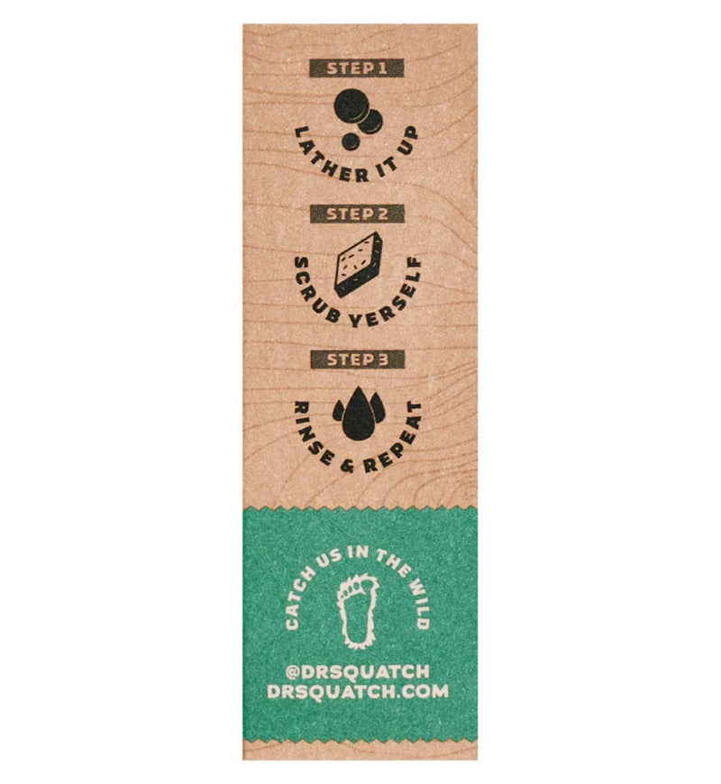 Dr. Squatch soap bar Rainforest Rapids 141.7g (British brand)