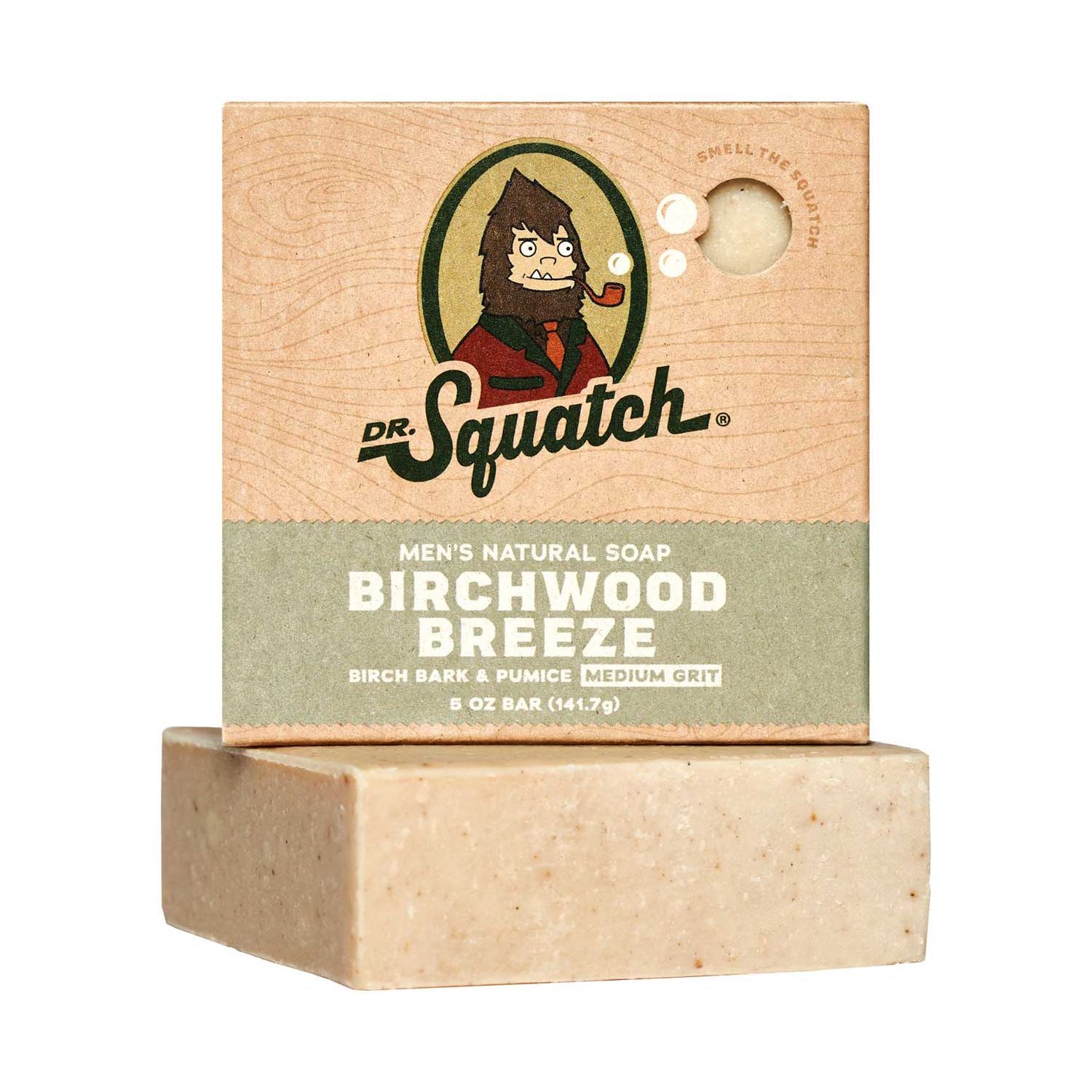 Dr. Squatch Birchwood Breeze soap bar 141.7g (British brand)