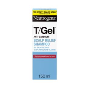 Neutrogena T/Gel shampoo scalp relief 150ml, imported from the UK