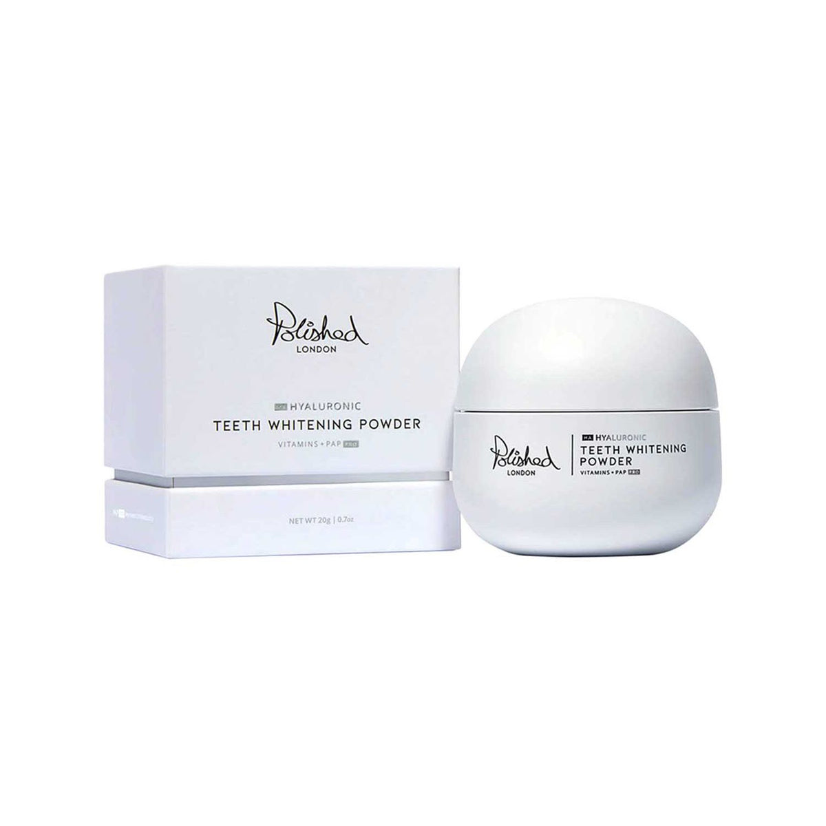 Polished London hyaluronic teeth whitening powder 20g, imported from the UK