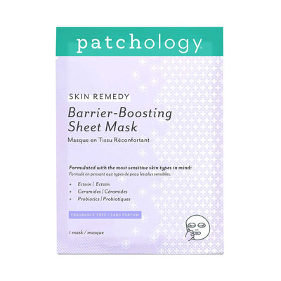 Boots Patchology Skin Remedy Barrier Boosting Sheet Mask- Buy online at McGrocer