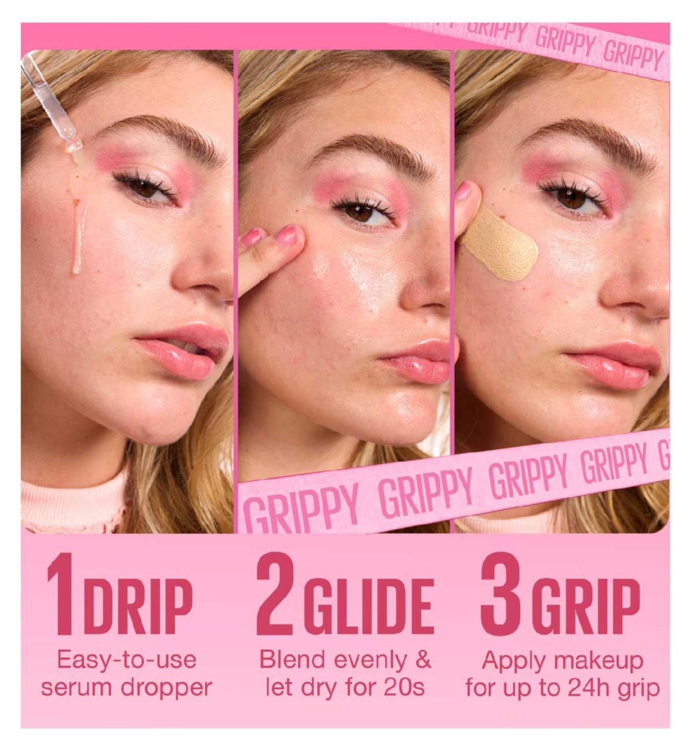 Maybelline Grippy Serum Makeup Primer 30ml, imported from the UK