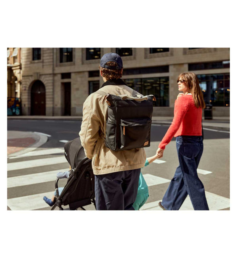 Bababing Daypack Changing Bag Black 39 x 32 x 14 cm - British product