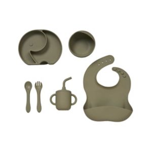 Bababing Fütterungsset Olive Baby Essens-Set