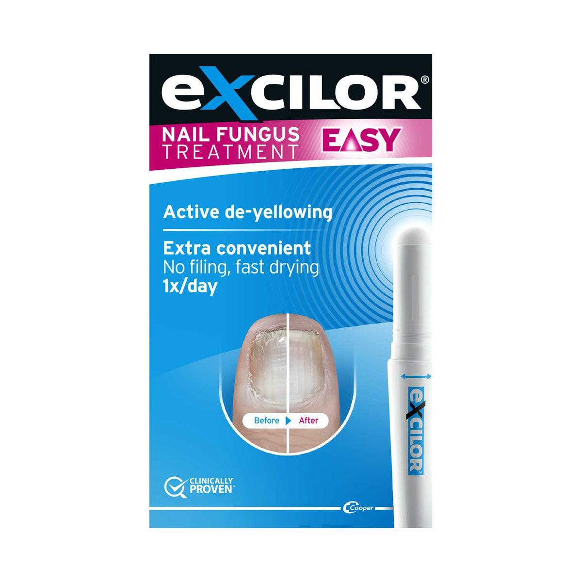 Excilor nail fungus treatment Easy Pen 4ml (British brand)
