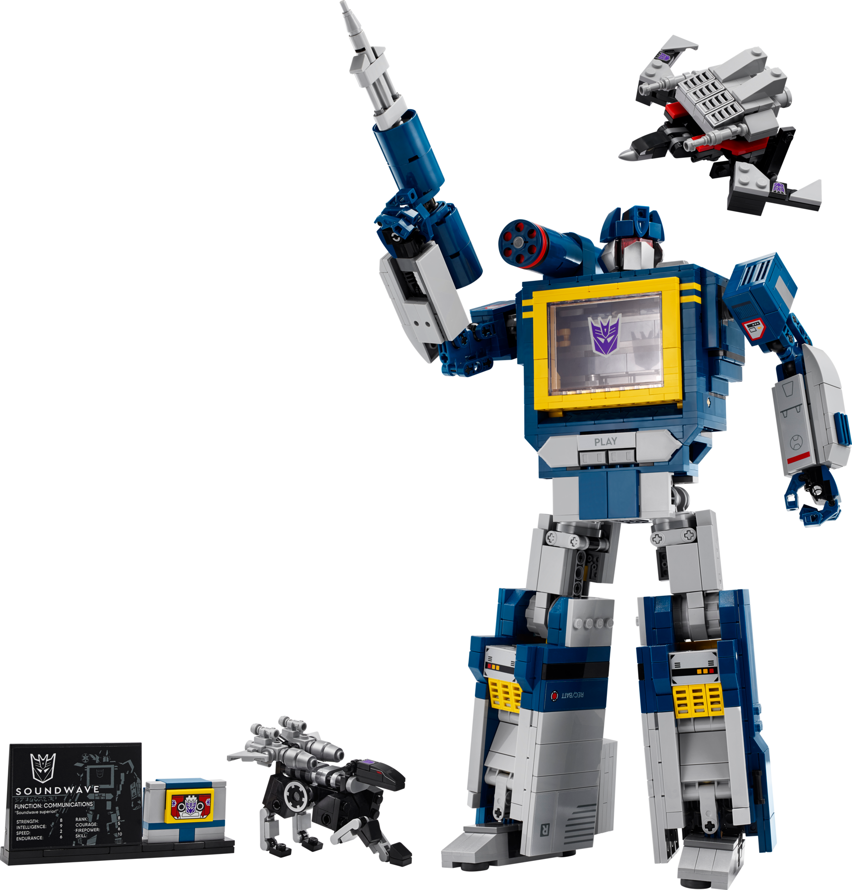 LEGO Transformers Soundwave 1505-piece set (British brand)