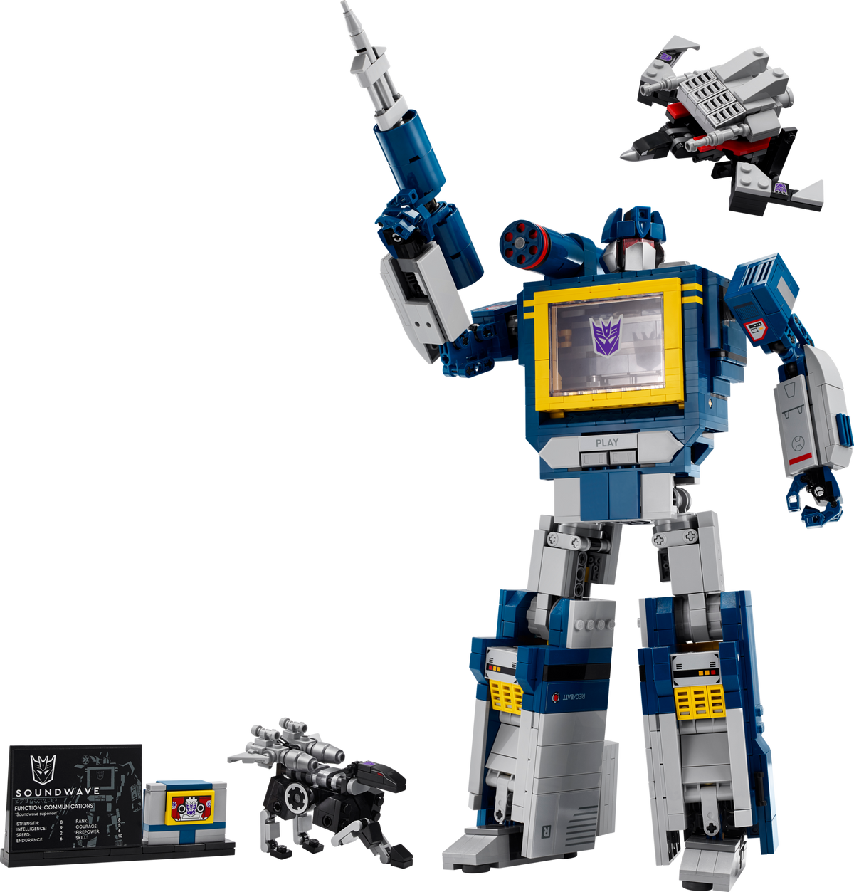 LEGO Transformers Soundwave 1505-piece set (British brand)