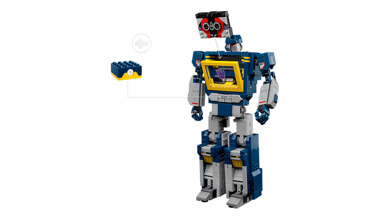 LEGO Transformers Soundwave 1505-piece set (British brand)