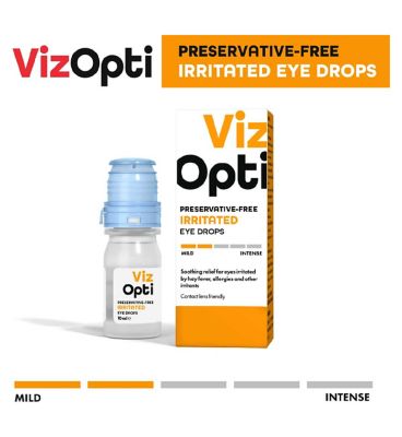 Viz Opti Preservative-Free Irritated Eye Drops 10ml