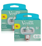 Venus Deluxe Sensitive Womens Razor Blades x12