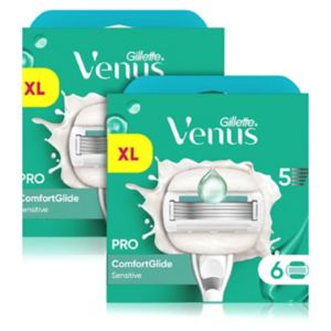 Venus Comfortglade Sensitive Razor Cartridges x12, imported from the UK
