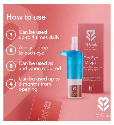 Boots M-Club Tørre Øyedråper 0,3 % Øyedråper 10ml- Kjøp online hos McGrocer