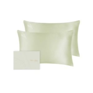 Silk Addict Pillowcase Olive Green 75x50cm (British brand)